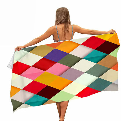 Mandala Pattern Microfiber Beach Towel